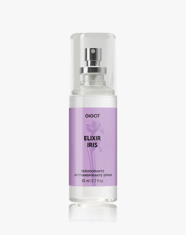 Desodorante antitranspirante spray Elir Iris 80 ml